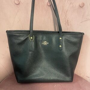 Coach black handbag